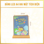 [A4] Menu LED Hai Mặt Tích Điện